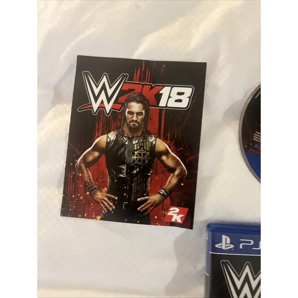 WWE 2K18: Deluxe Edition (Sony PlayStation 4, 2017) PS4 Complete TESTED CIB